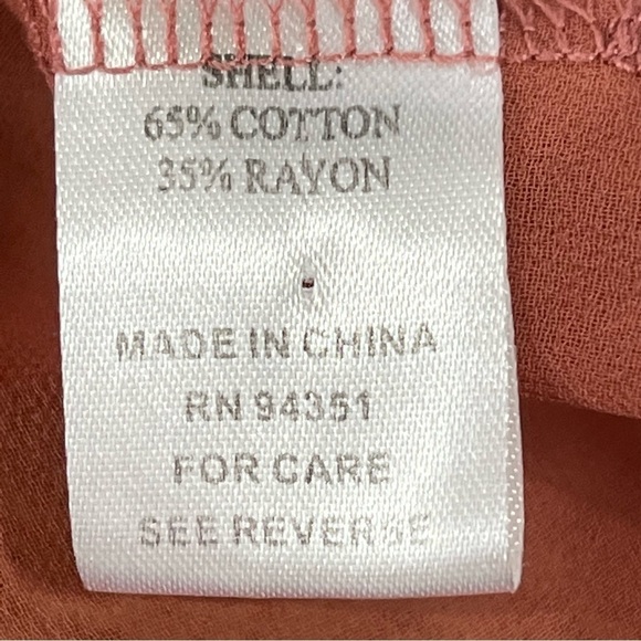 JOY JOY‎ LACE SCOOP NECK LINED TUNIC TOP - Picture 13 of 13